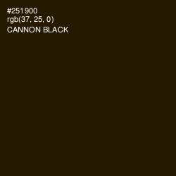 #251900 - Cannon Black Color Image